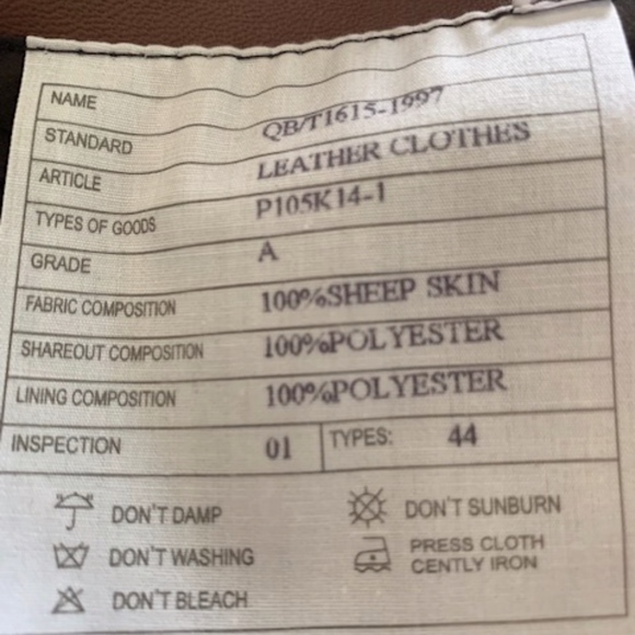 Women's Sheep Skin Jacket - Picture 6 of 6